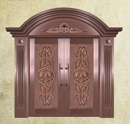 豪華入戶銅門廠家直銷