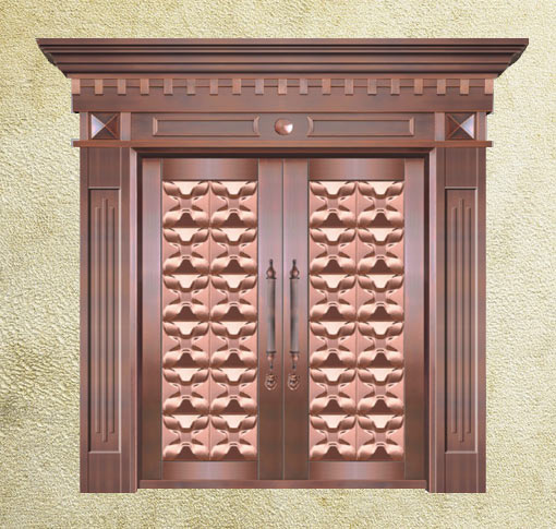 豪華入戶銅門