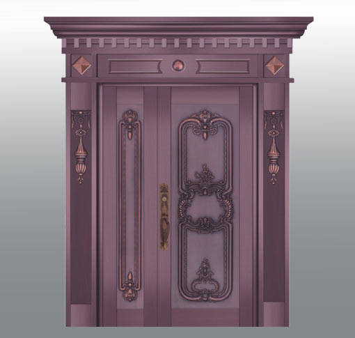 豪華入戶銅門廠家直銷