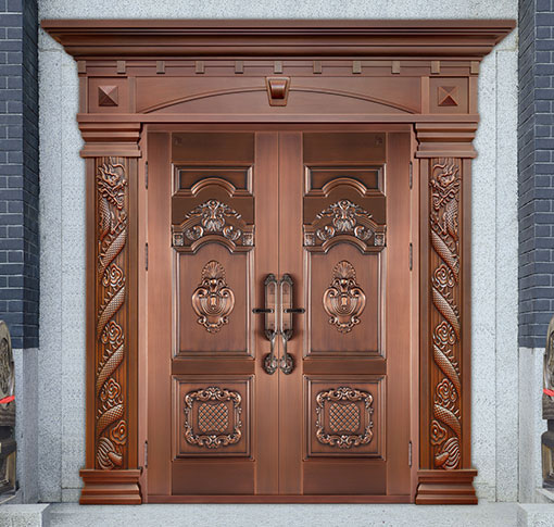 中式風格別墅銅門