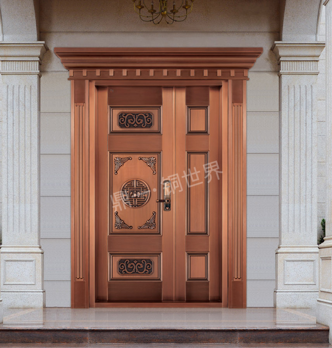 別墅子母銅大門